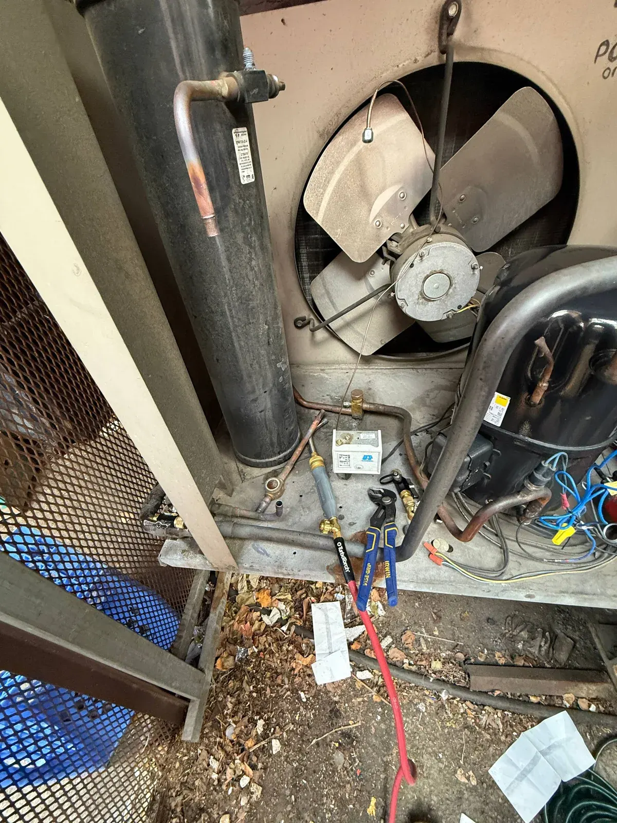 Text-heavy portrait photo for HVAC fit-out and renovation services in Dubai